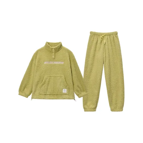 Skechers Pajama Комплект Женский Горчично-зеленый