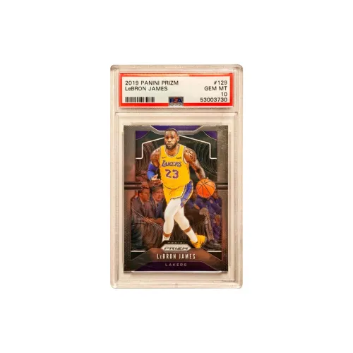 PANINI 2019 20 PrizzM LeBron James Карточка с подложкой Карточка GOD Большой Белый Ноги Классическая карточка Big Сертифицированная карточка PSA 10 1 штука