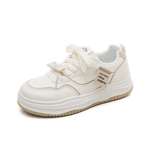 PAUL FRANK Slip-resistant Low Top Скейтборд Кроссовки Женские Светлый Кофейный