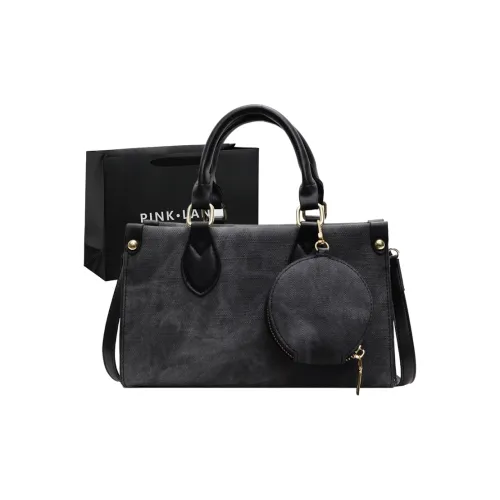 PINK·LAND ПУ (полиуретан) Сумка с одним плечевым ремнем Женская Темный чай Экрю Синий