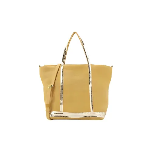 Vanessa Bruno Linen Tote Bag Single Shoulder Crossbody Bag Small Women's Mustard Yellow