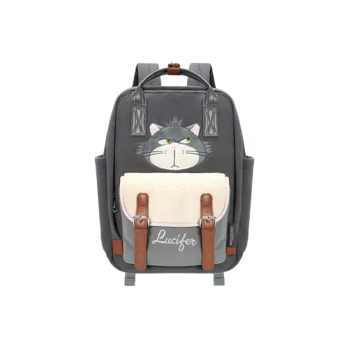 Disney Ткань Рюкзак Стандартный Унисекс Серый