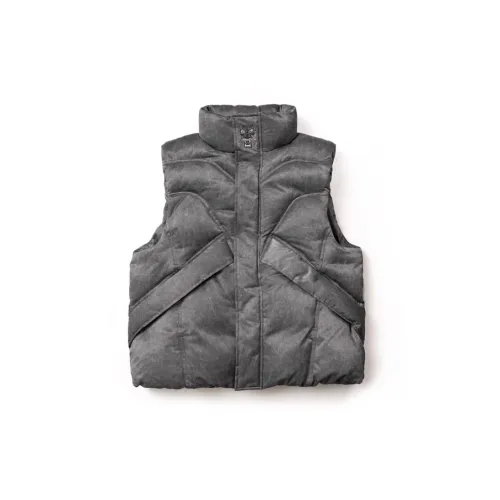 WOOKONG Жилет Унисекс Черный дракон Вышивка