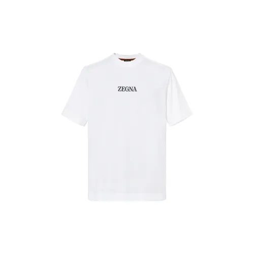 Ermenegildo Zegna Белые Мужские T-рубашки