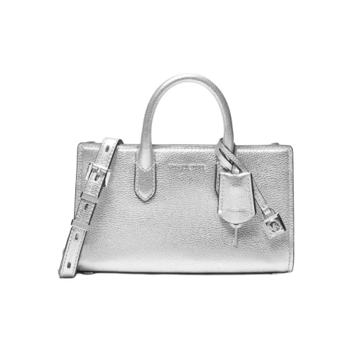 MICHAEL KORS Scarlett Коровья кожа Сумка через плечо Сумка Мини Women's Silver