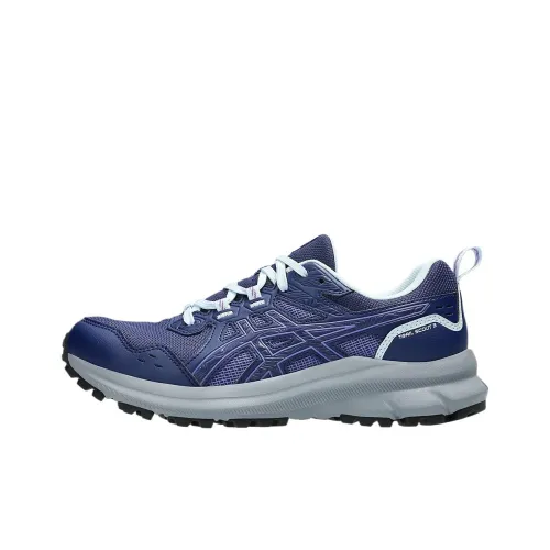 Asics Trail Scout 3 Износостойкий и Легкий Низкий Топ Беговые кроссовки Женские Индиго