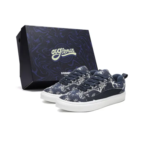 OUGLEMEN Износостойкие Легкие Низкие Топ Кеды Унисекс