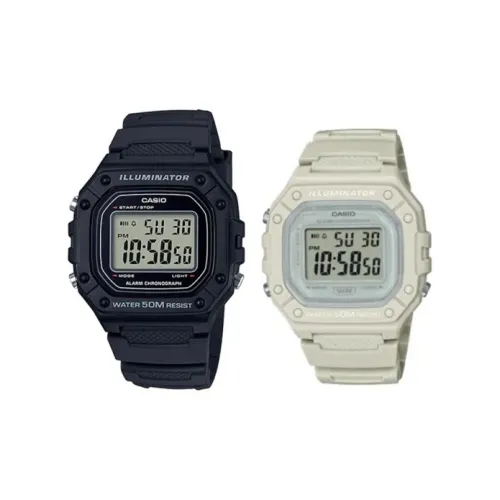 CASIO YOUTH STANDARD Collection Кварцевый механизм Смольный ремешок Часы Унисекс Серый циферблат