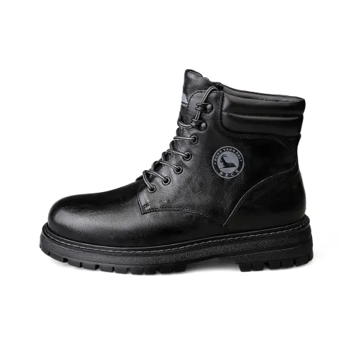 BECK MARTIN Мужские ботинки черного цвета