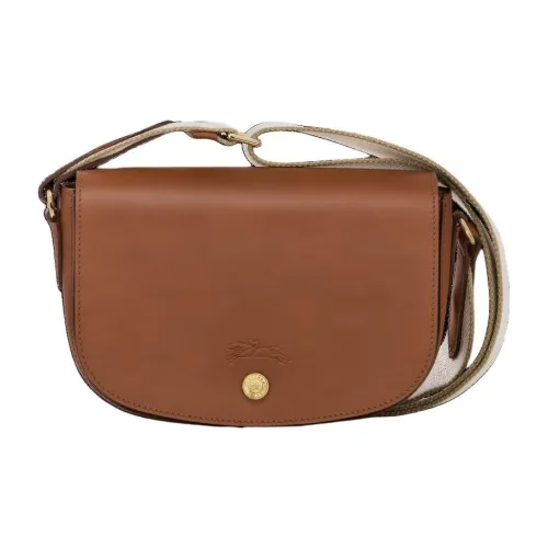 LONGCHAMP Épure Коровья кожа Сумка на плечо Маленькая Женская Коньяк