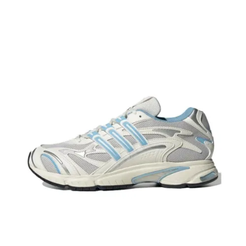 Adidas Originals Temper Run 2,0 Slip-resistant Abrasion-resistant Low Top Footwear Cushioned Unisex Gray White Blue Adidas Originals Temper Run 2,0 Противоскользящий Устойчивый к истиранию Низкий Топ Обувь с амортизацией Унисекс Серый Белый Синий