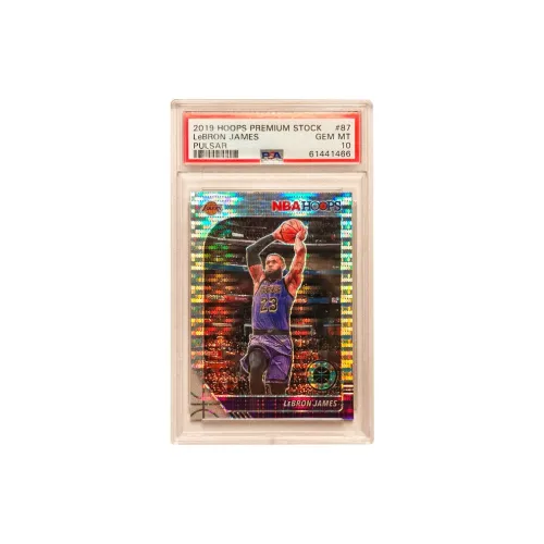 PANINI 2019 20 Hoops LeBron James LeBron James Pulse Fold Classic Slam Selection Worth Collecting Grade PSA10