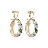 Серьги-клипсы "Коллекция Рассвет Цветочный"