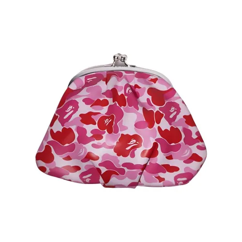 A BATHING APE Синтетическая кожа Клатч Стандартный Унисекс Розовый