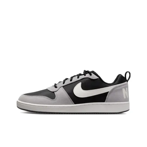 Nike Court Borough Slip Resistant Abrasion Resistant Low Топ Kids Lifestyle Shoes Черный Серый