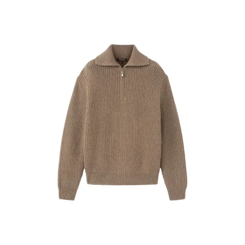 Loro Piana Кашемир Свитер Унисекс Коричневый