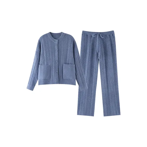 ZumashL Luxury Designer Series Пижамный комплект Женские Туманный Waves