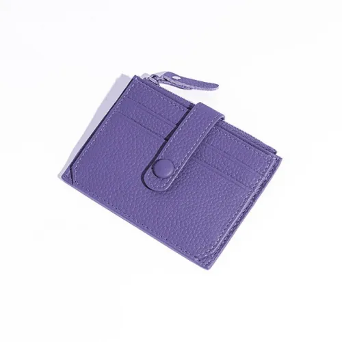 Gordon Натуральная кожа Кошелек для монет держатель для карт стандартный унисекс фиолетовый