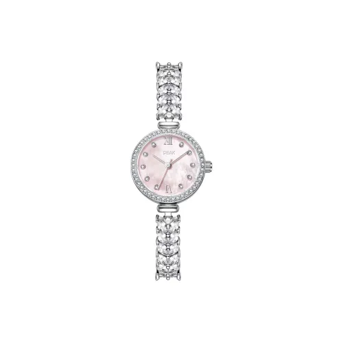 PEAK Кварцевый механизм нержавеющая сталь ремешок часы женские циферблат розовый