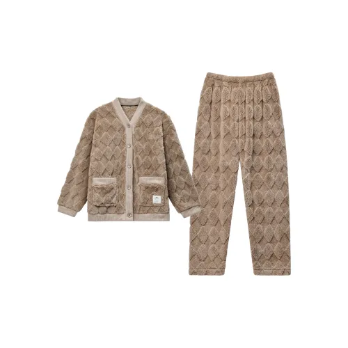 Skechers Pajama Комплект Мужской Светлый Хаки