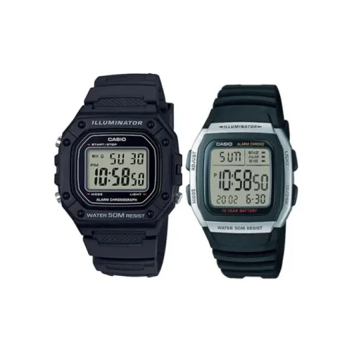 CASIO YOUTH Collection Кварцевый механизм Блок Смольный ремешок Часы Унисекс Серый циферблат