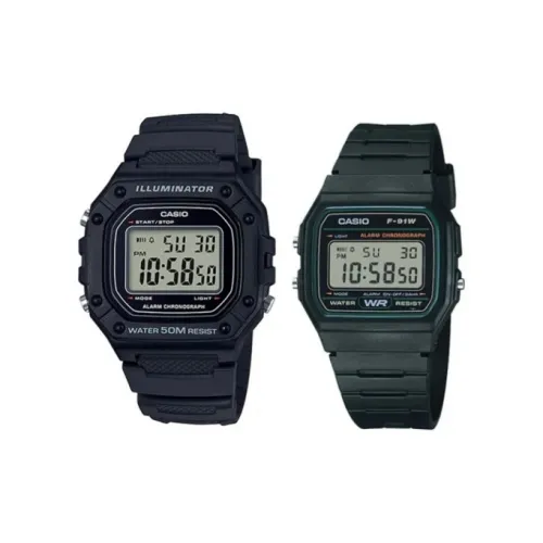 CASIO YOUTH Collection Кварцевый механизм Блок Смольный ремешок Часы Унисекс Серый циферблат