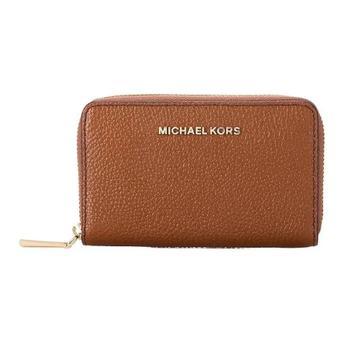 MICHAEL KORS Litchi Grain Кожа Кошелек Женские Коричневый