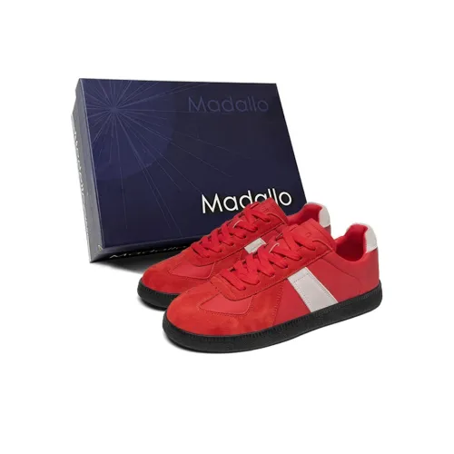 MADALLO Cloud Walk Collection Немецкие армейские кроссовки Низкий топ Красный Женский