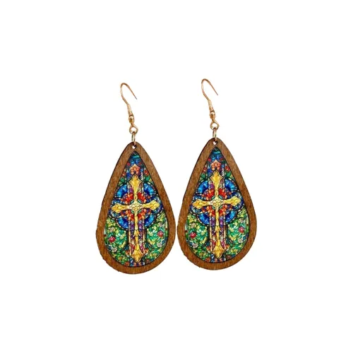 QIANFANGDAHUANGYE Сплав Серьги Женские