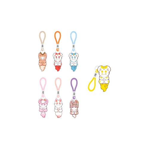 Wakame x There are beasts Palm of The Soul Collection Плюшевая кукла Украшение Слепые коробки Один Mystery Коробка Целая коробка 6 шт