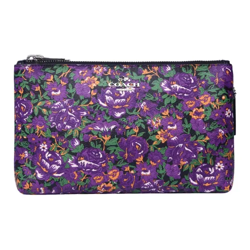 COACH Lyla ПВХ Клатчи Женские Фиолетовый