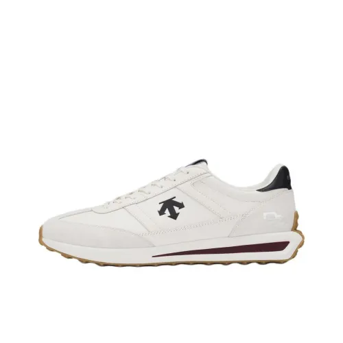 DESCENTE CHRON RACER Slip-resistant Abrasion-resistant Low Top Casual Women's White DESCENTE CHRON RACER Противоскользящий Устойчивый к истиранию Низкий Топ Повседневный Женский Белый