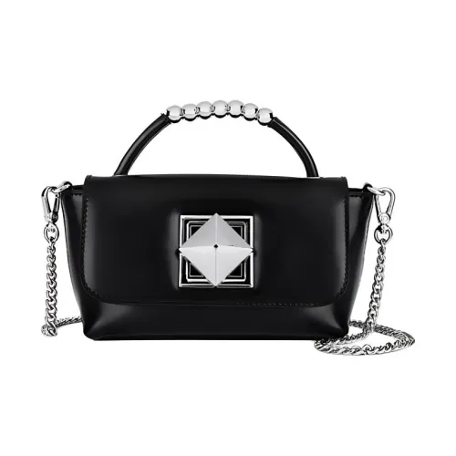 DEERE JACK Коровья кожа Одно плечо Сумка Маленькая Женская Черная