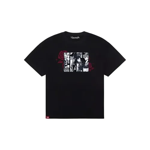 Оригинальный Бог Тарталья Венти Ganyu Кайя Пыль World Play Collection T-рубашка Лето Короткий рукав T-рубашка Мерч по IP