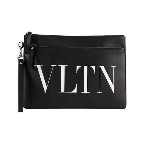 Valentino Телячья кожа Клатч Мужской Черный