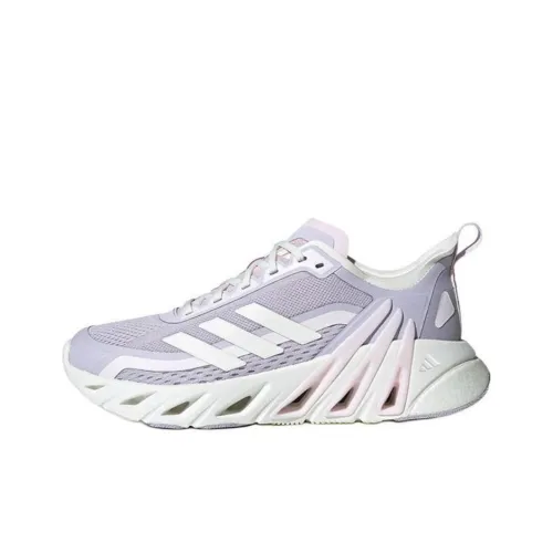 Adidas ALL DAY BOOM Slip-resistant Abrasion-resistant Low Top Casual Running Shoes Women's Purple Adidas ALL DAY BOOM Противоскользящий Устойчивый к истиранию Низкий Топ Повседневные Беговые Кроссовки Женские Фиолетовые