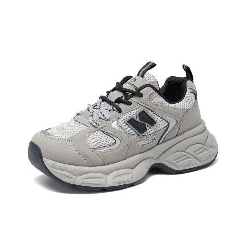 La Chapelle Модный тренд визуально увеличивает рост Спортивные кроссовки Низкий Топ Толстая подошва Женские Абрикос