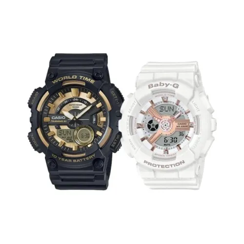 CASIO YOUTH Collection STANDARD Collection Кварцевый механизм Смольный ремешок Часы Унисекс Черный циферблат
