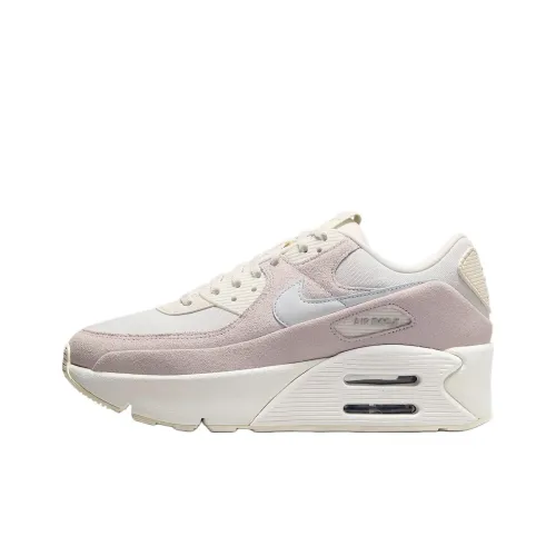 Nike Air Max 90 Low Топ Повседневная обувь Женская Серый Розовый
