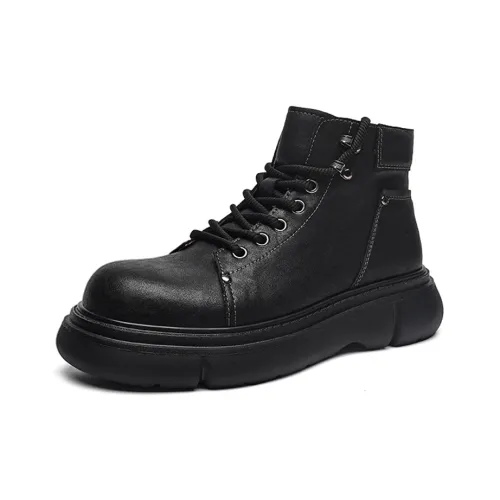 Devanro Короткий Мартин Ботин Мужской Черный