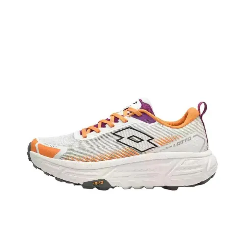 LOTTO Slip-resistant Abrasion-resistant And Balanced Low Top Trail Беговые кроссовки Мужские Бежево-оранжевые