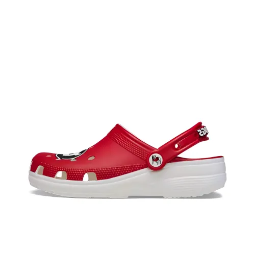 Crocs Classic Clog Sabo Унисекс Красный Белый