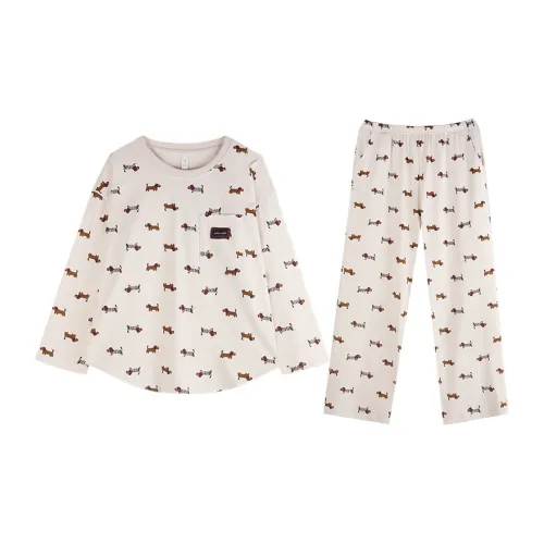 Xuan Liang Pajama Комплект Женский Milk Candies Beige