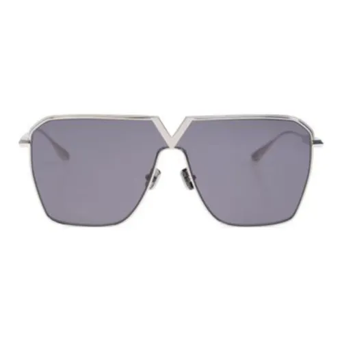 Valentino Металл Нерегулярная форма Солнцезащитные очки Детский Серебряный