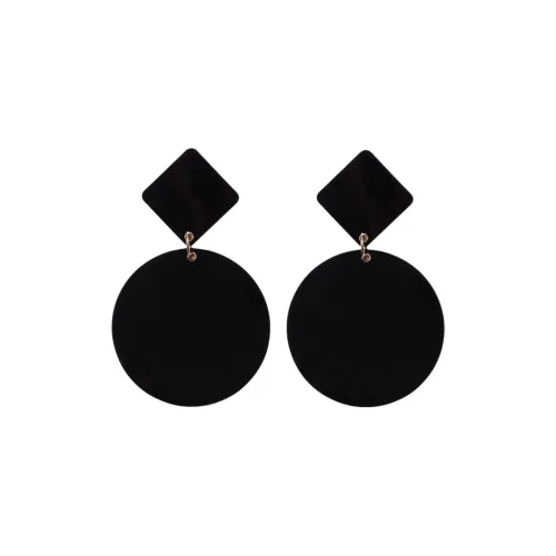 CarolinaHerrera Пластик Brass Earrings Женские Черный