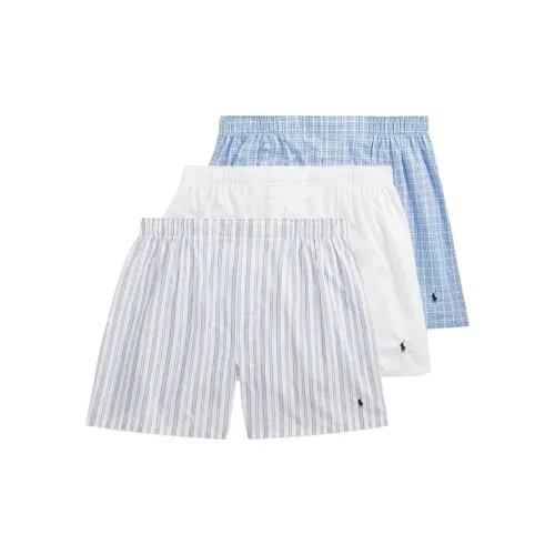 Polo Ralph Lauren Мужское нижнее белье 3 штуки белая клетка
