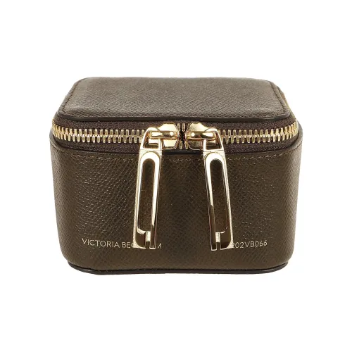 VICTORIA BECKHAM Клатч из коровьей кожи женский хаки