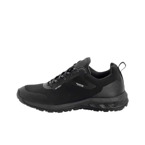 JACK WOLFSKIN Альпинистские и туристические ботинки, низкий верх, черный, женский