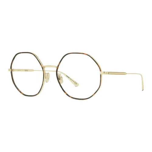 DIOR Металл Нерегулярная форма Оправы для очков Женские Черепаховый