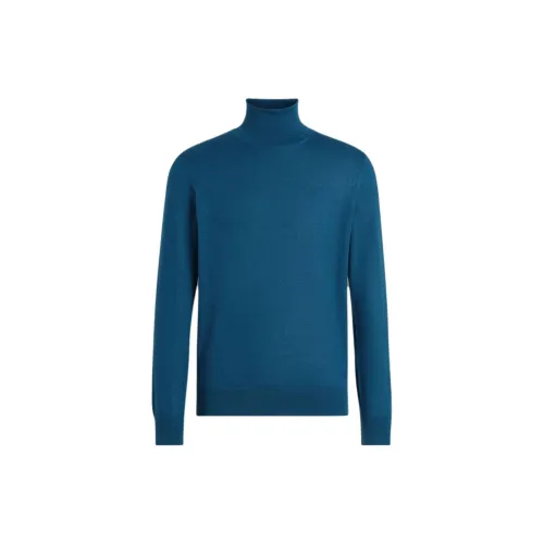 Ermenegildo Zegna Синий Мужской Кашемировые Свитера